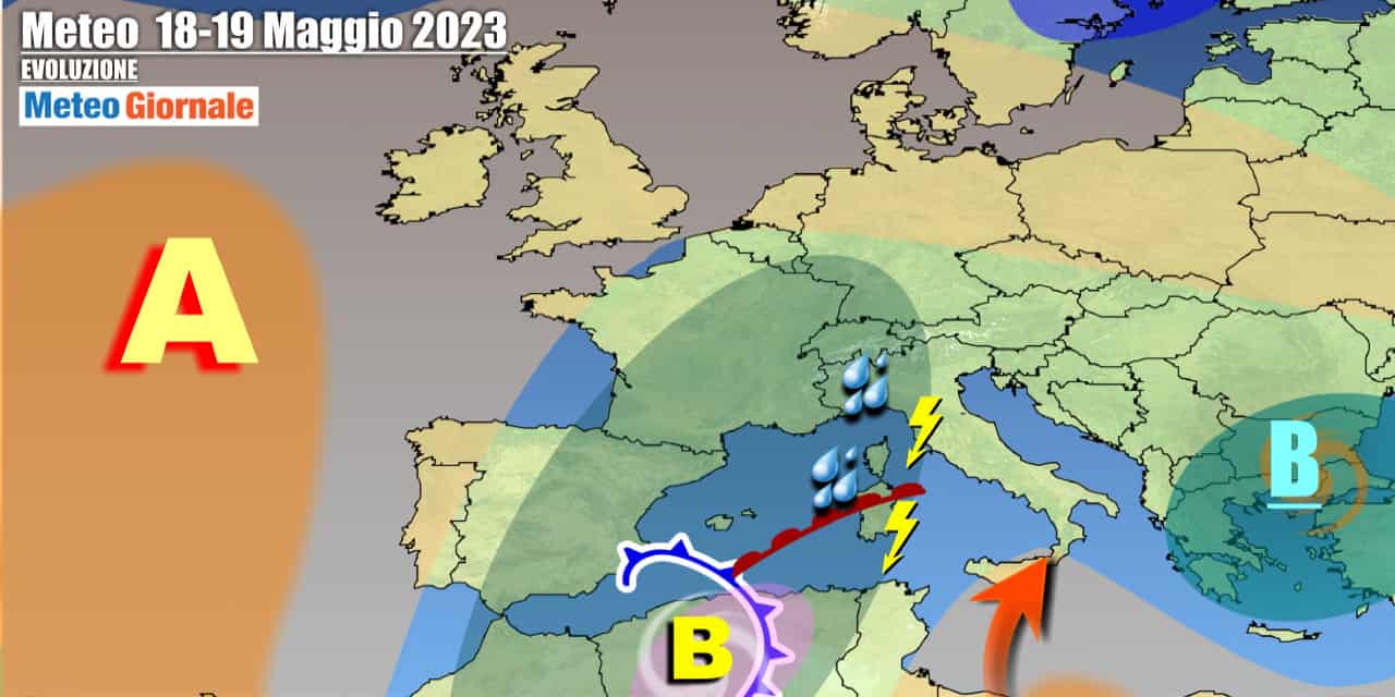 Meteo ancora compromesso negli ultimi giorni della settimana