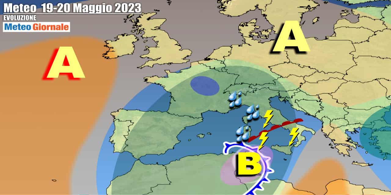 Meteo poco promettente per il weekend