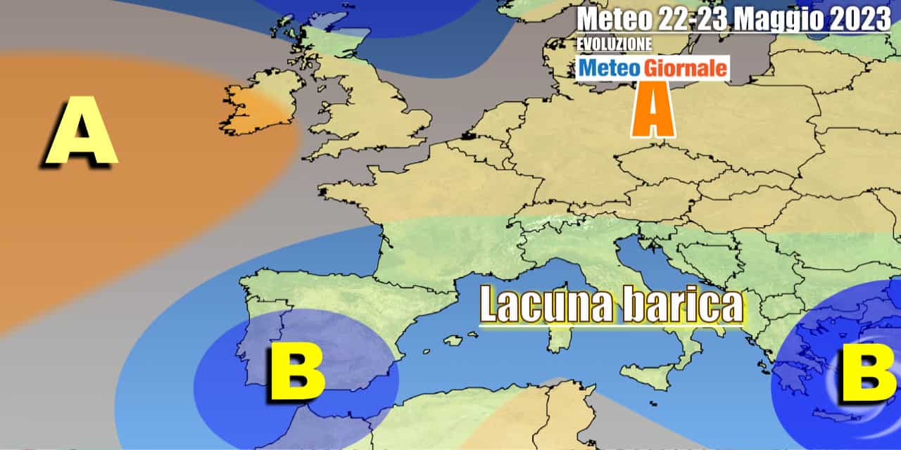 Meteo si manterrà ancora instabile nella nuova settimana