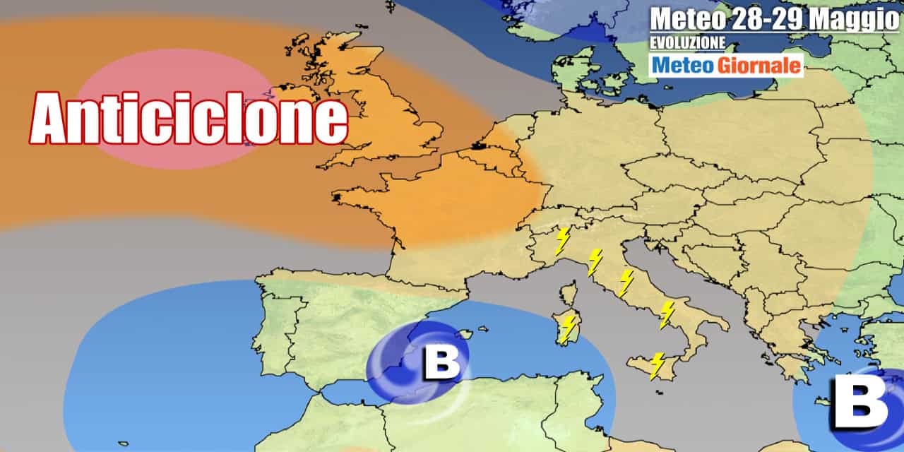 Circolazione instabile anche la prossima settimana