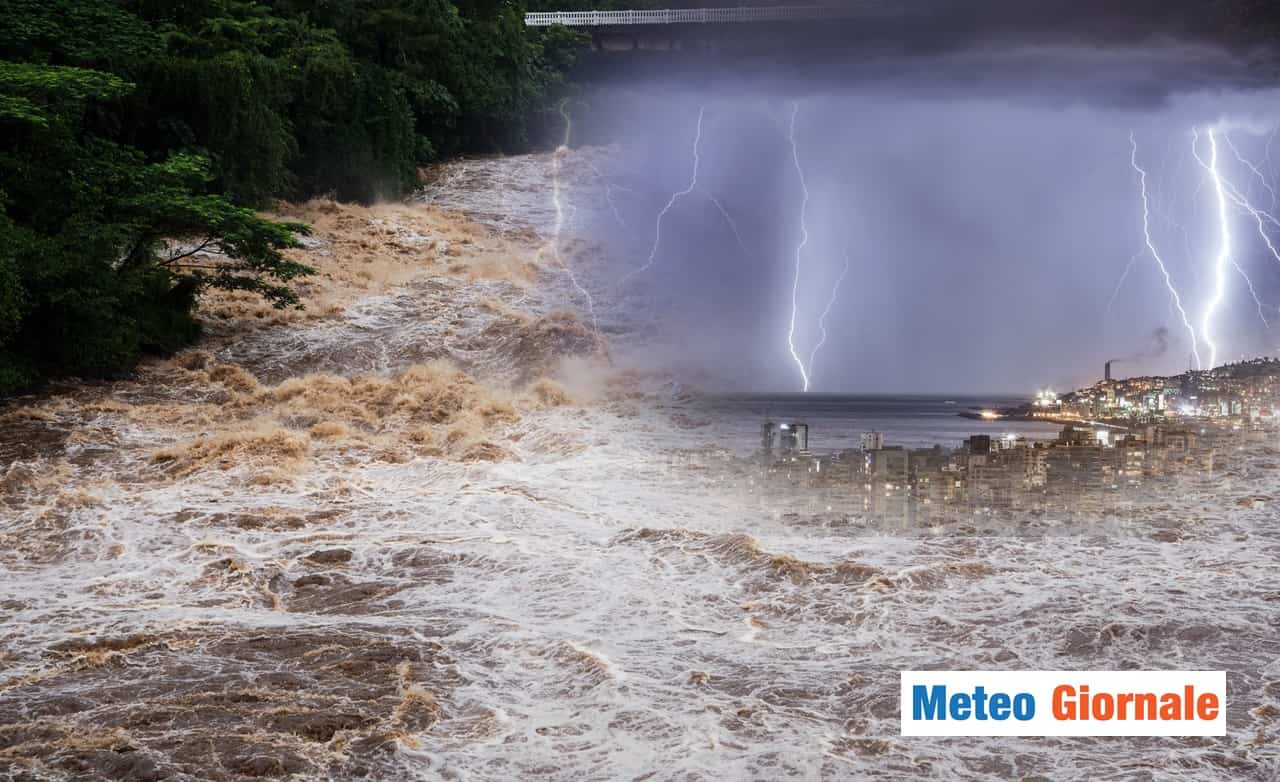 Meteo: tempesta per mezza Italia, c’è rischio alluvione