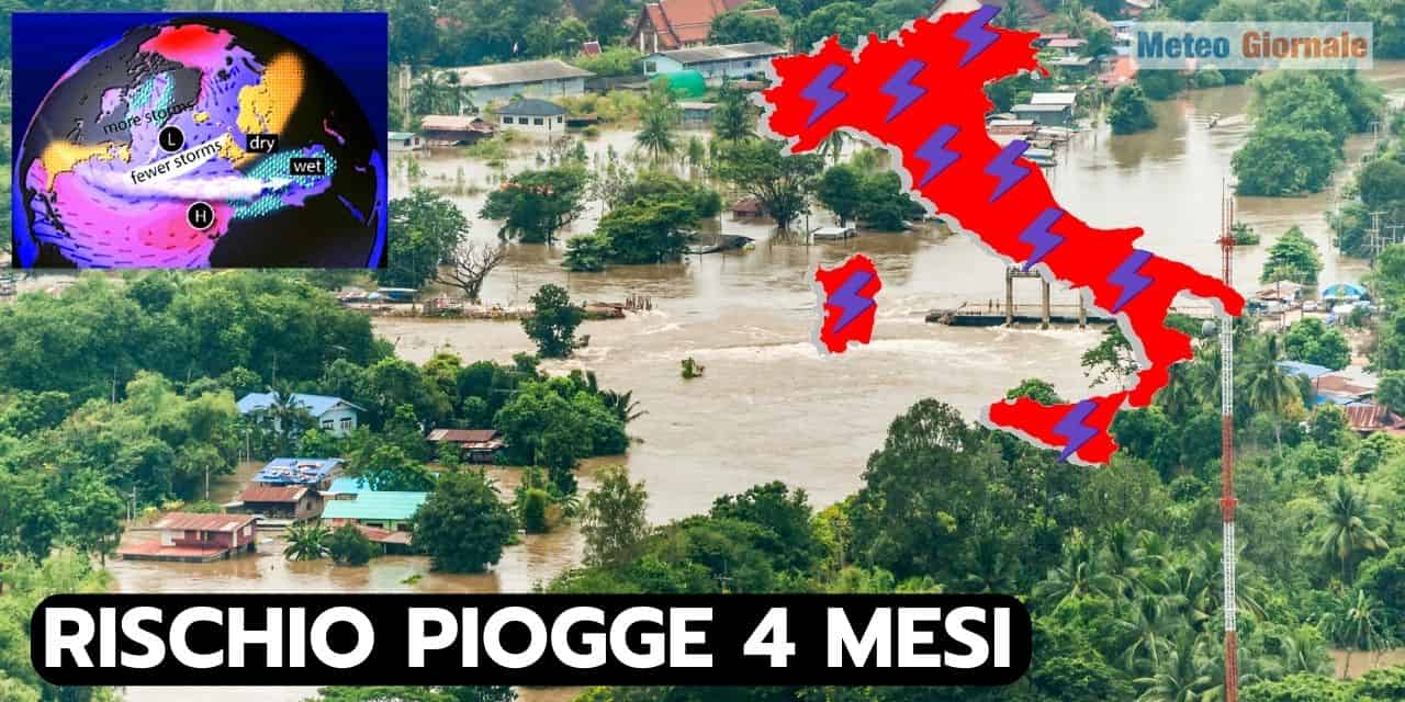 Inizia un periodo di “piogge intense” sino alla prossima Estate. Fine della siccità? Vediamolo