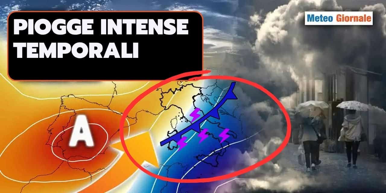 Meteo, oggi maltempo in varie regioni. Rischio di temporali ed anche grandine