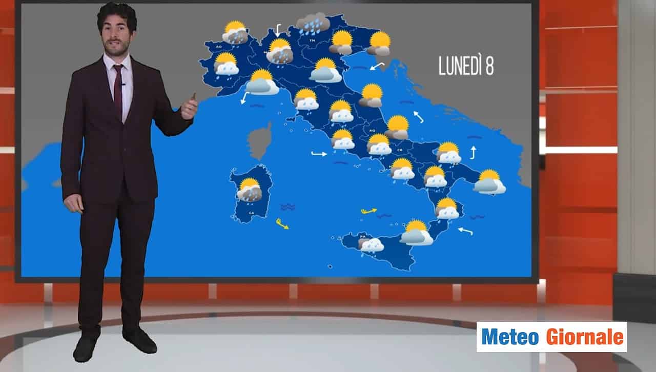 Meteo domani: nell’aria un veloce GUASTO, le previsioni