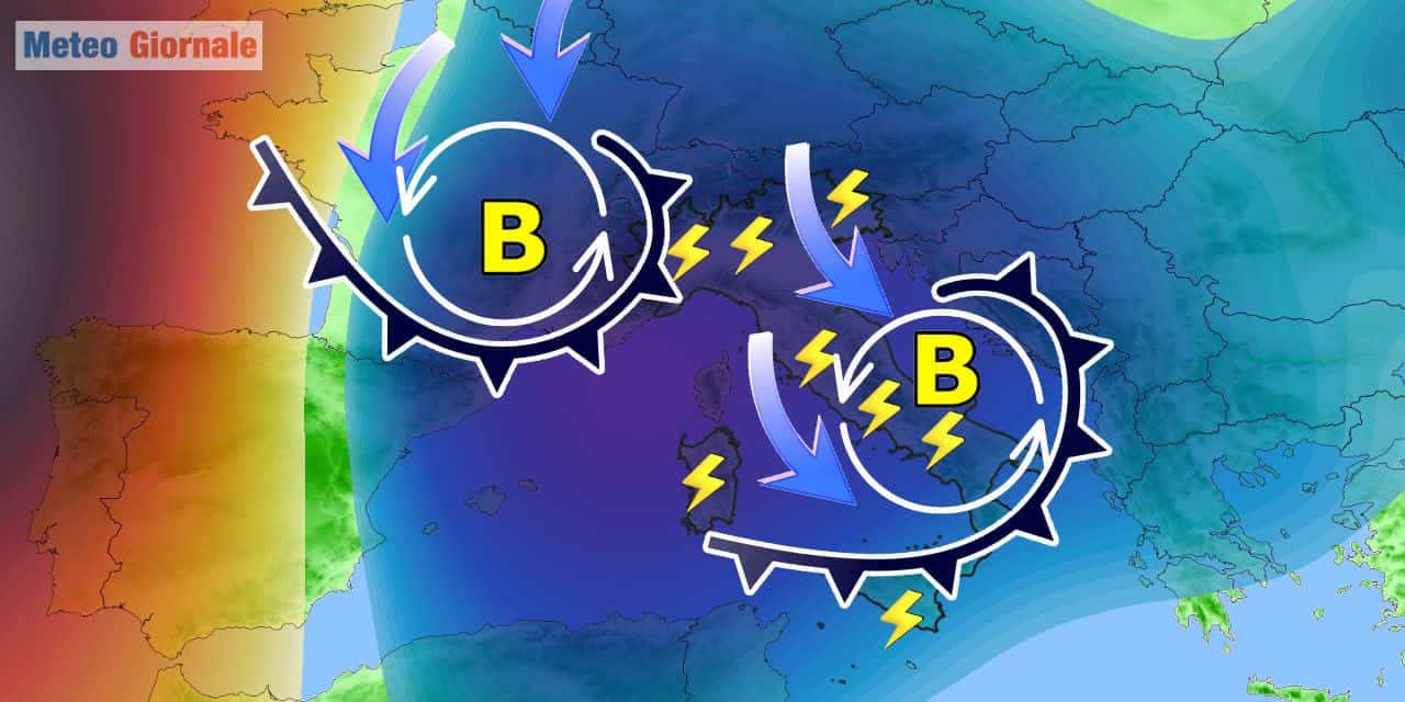 meteo due perturbazioni