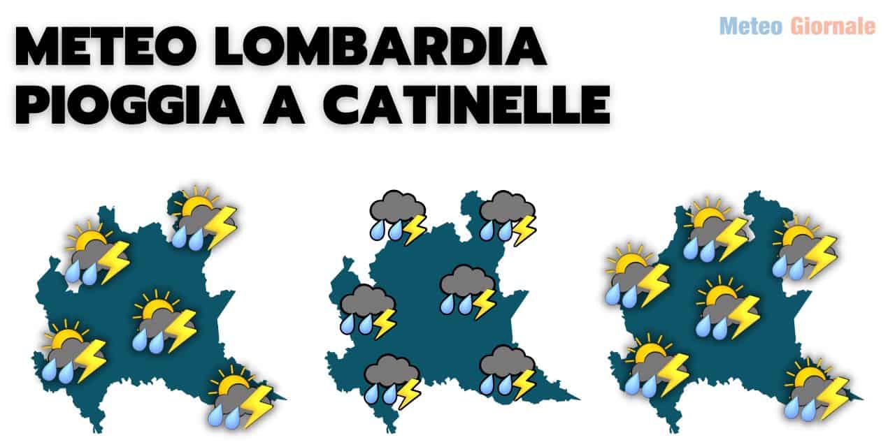 Meteo Lombardia, cascate di pioggia dal cielo per almeno due settimane