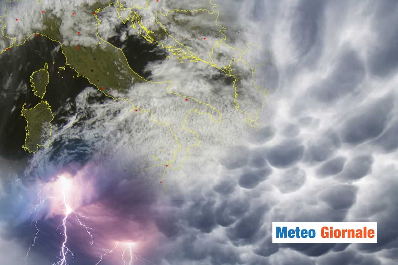 Meteo: mezza Italia sotto le nubi, grande cambiamento alle porte
