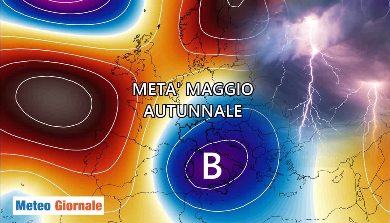 Meteo: clamoroso colpo di scena nel pieno di Maggio. Autunno in Primavera