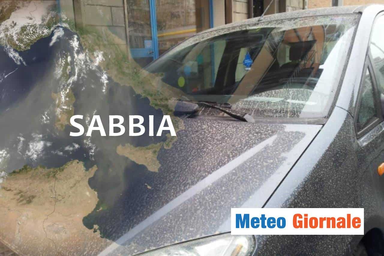 Meteo: il tappeto di SABBIA ricoprirà l’Italia per giorni