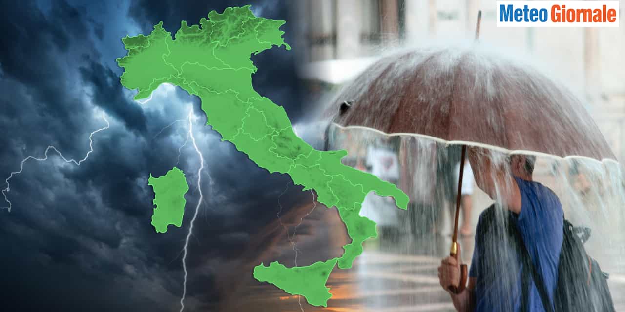 Molta pioggia in vista sin dopo il 20 Maggio