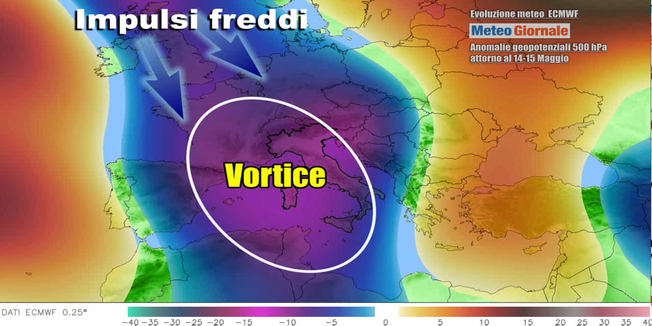 Scenario compromesso a lungo sull'Italia