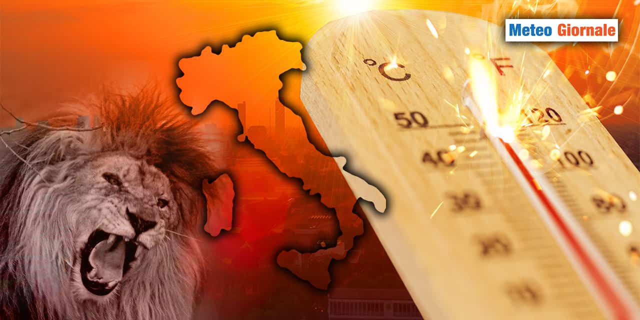 Anticiclone africano verso l'Italia