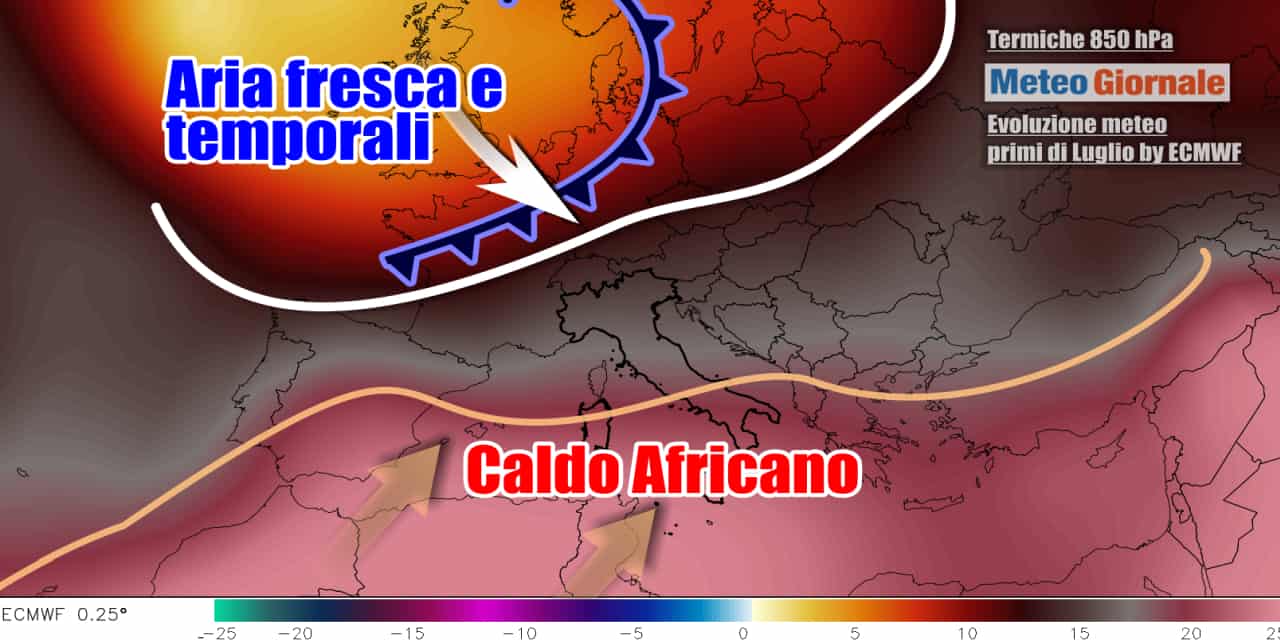 Evoluzione per i primi di Luglio