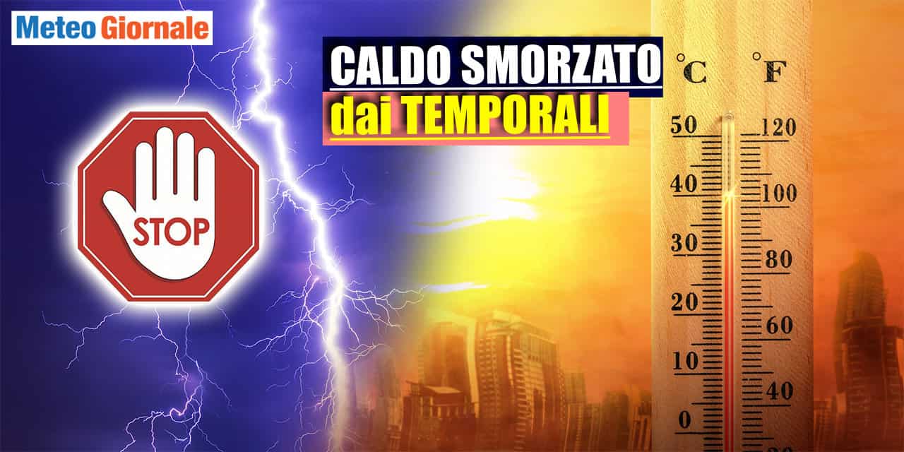 Clima più gradevole dopo la calura africana spezzata da qualche temporale