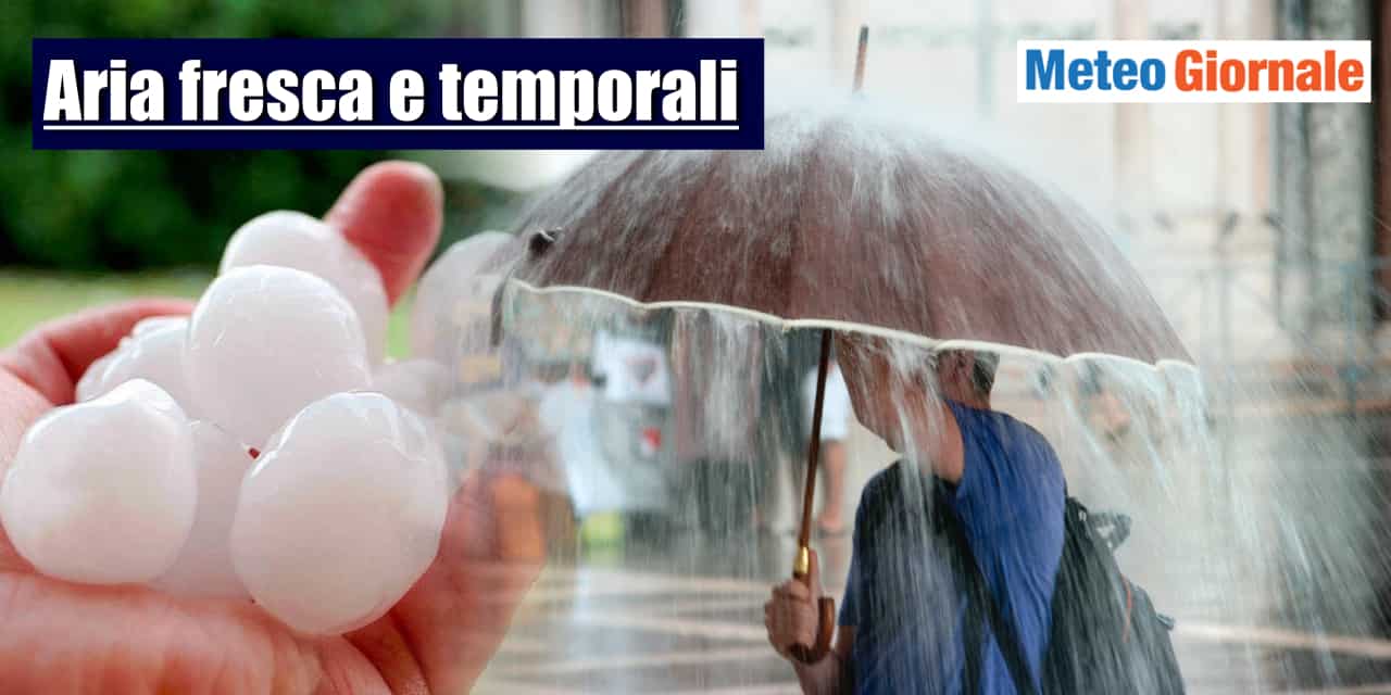Meteo turbolento nel weekend