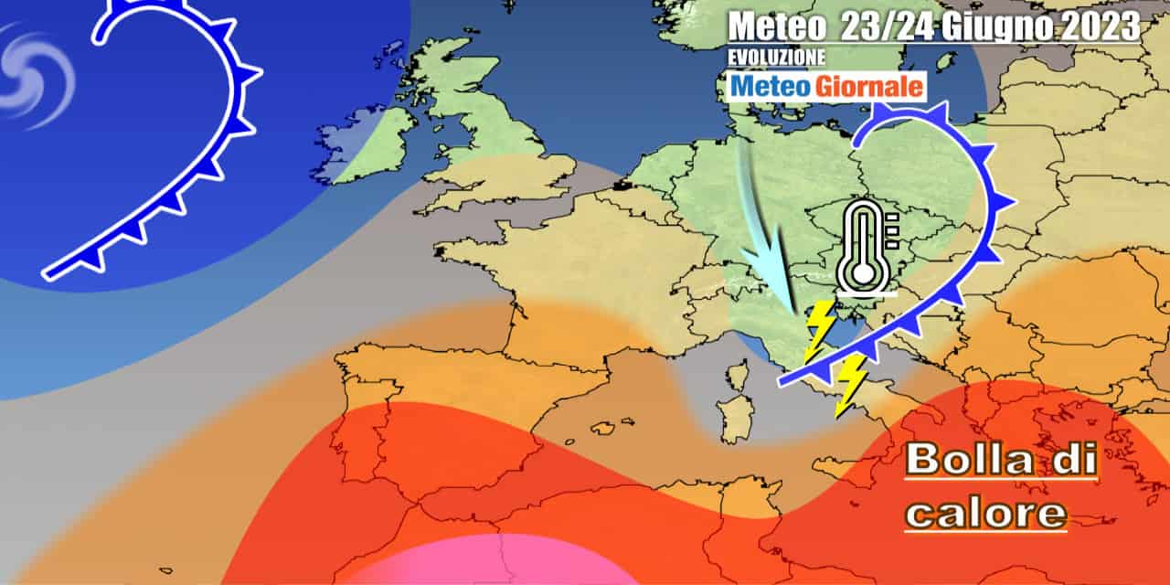 Ecco lo stop al caldo africano