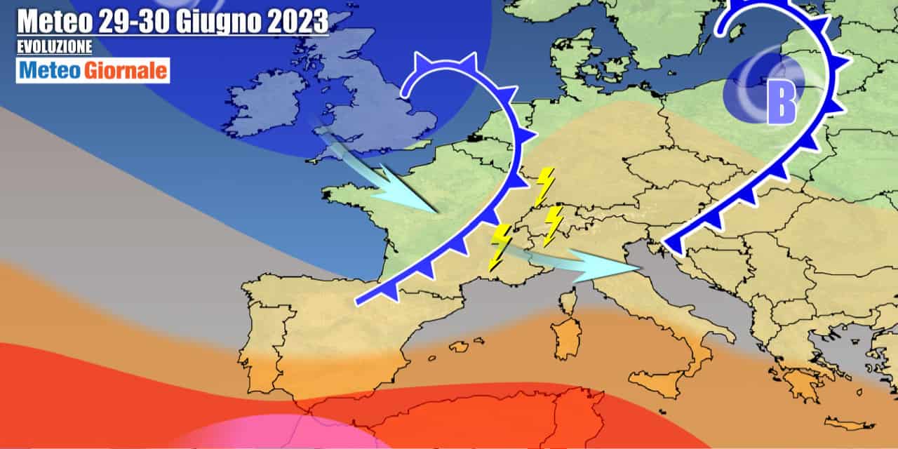Fase molto instabile nella seconda parte di settimana