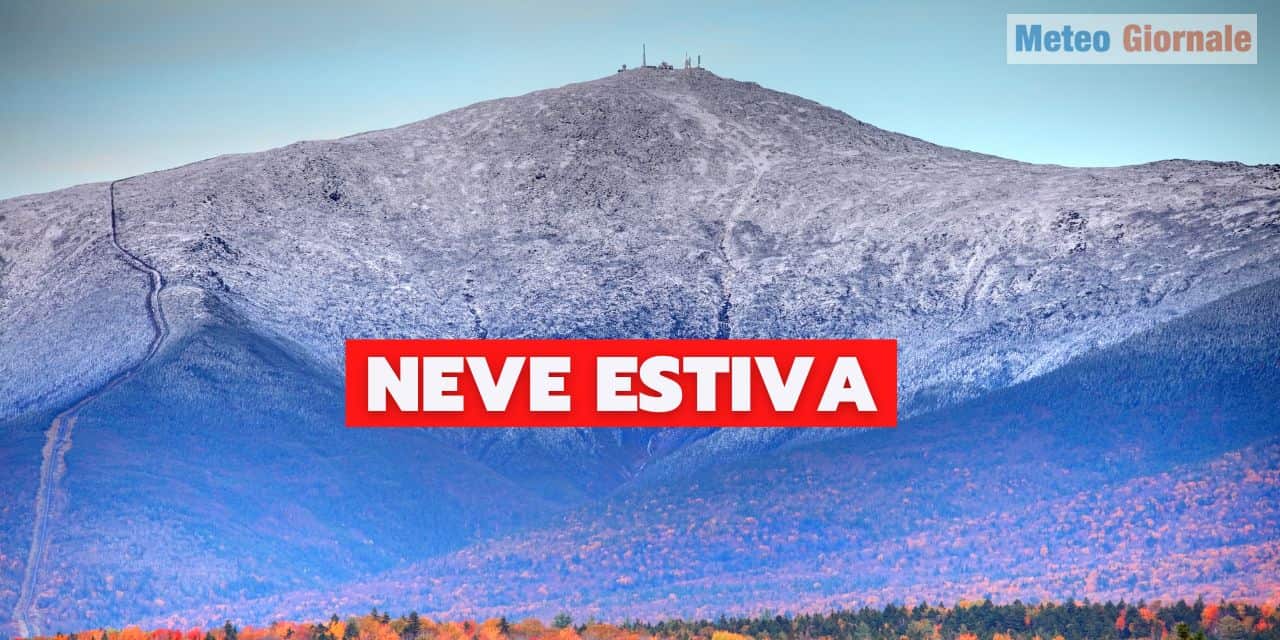 Monte Washington, anomala nevicata
