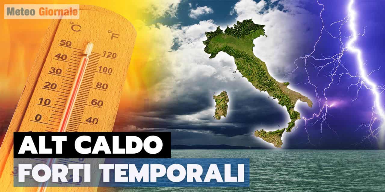 Estate non stabile, tutto il contrario. Attesa sferzata di Maltempo