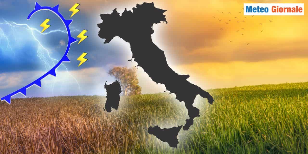 Previsioni meteo: verso il più grave “peggioramento” dell’Estate 2023