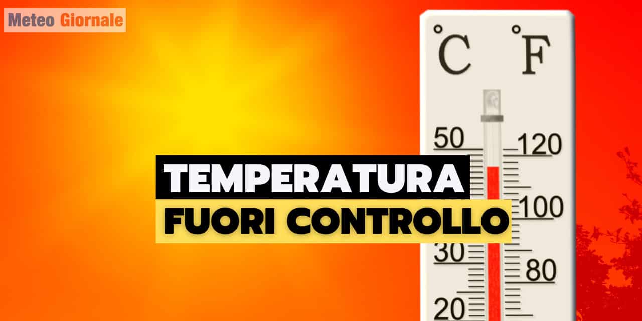 Meteo, fluttuazioni di temperatura fuori controllo. Luglio rovente con “tempeste”