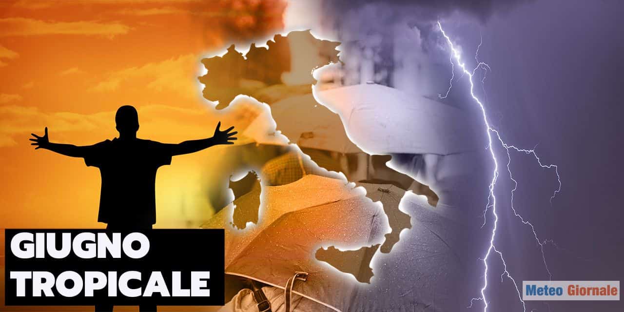 Meteo Estate 2023: improvvisamente “tropicale”. Bombe d’acqua e calore. Afa opprimente