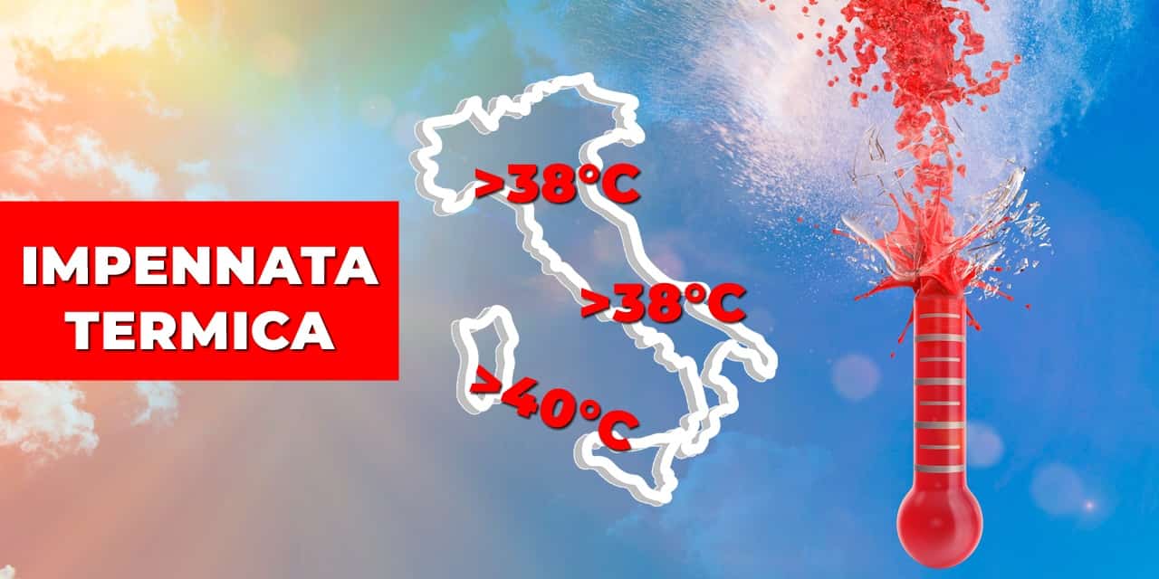 Impennata termica esagerata: l’apice nelle prossime 72 ore con picchi di 40°C
