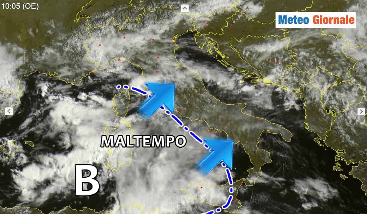 Meteo: la perturbazione di metà Giugno pronta a colpire l’Italia