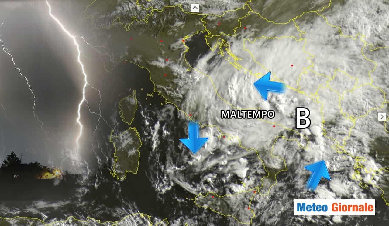 Meteo: depressione d’Autunno su mezza Italia, dov’è l’Estate?