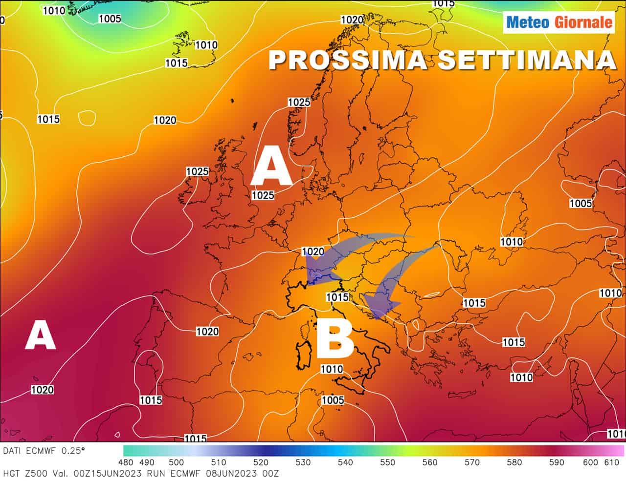 meteo prossima settimana 1 1