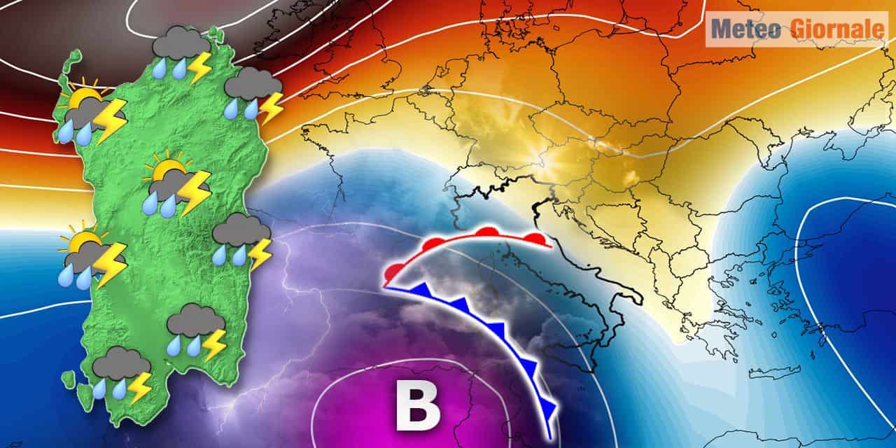 Meteo SARDEGNA, nuovo ciclone mediterraneo
