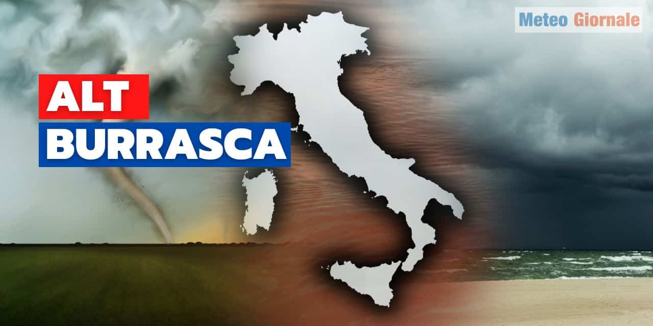 Meteo: un ciclone potrebbe turbare il tempo della settimana prossima