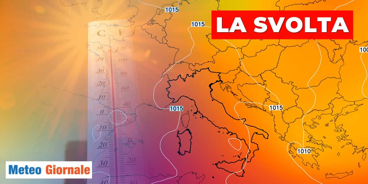 meteo svolta sabato