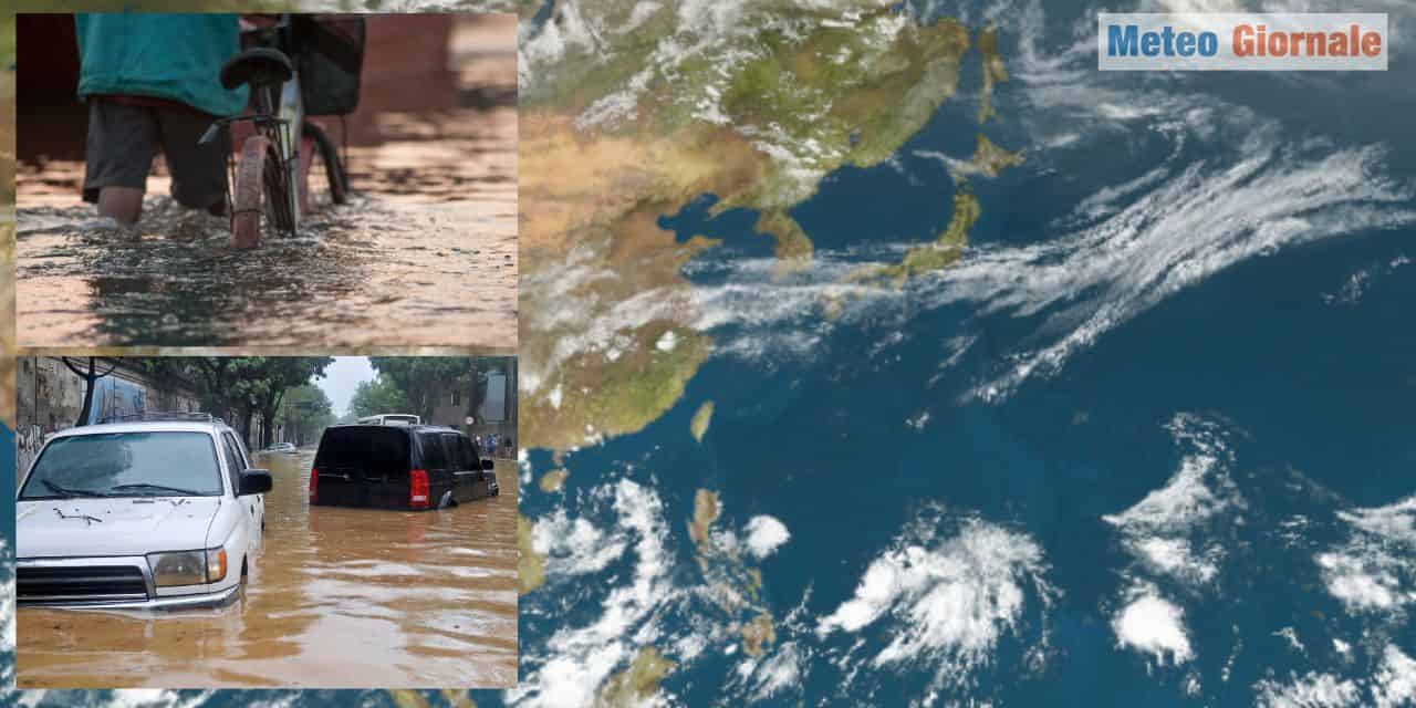 Il Ciclone Maware ha colpito pesantemente la costa pacifica del Giappone