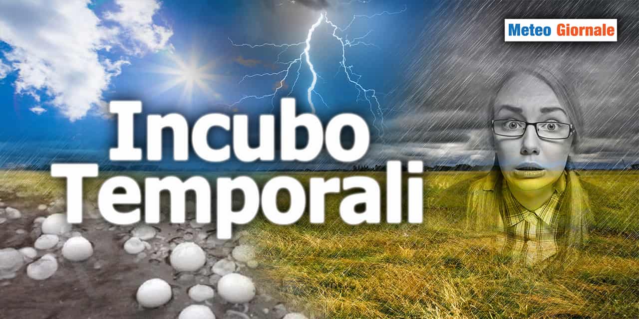 Meteo: Italia ancora nell’incubo Temporali