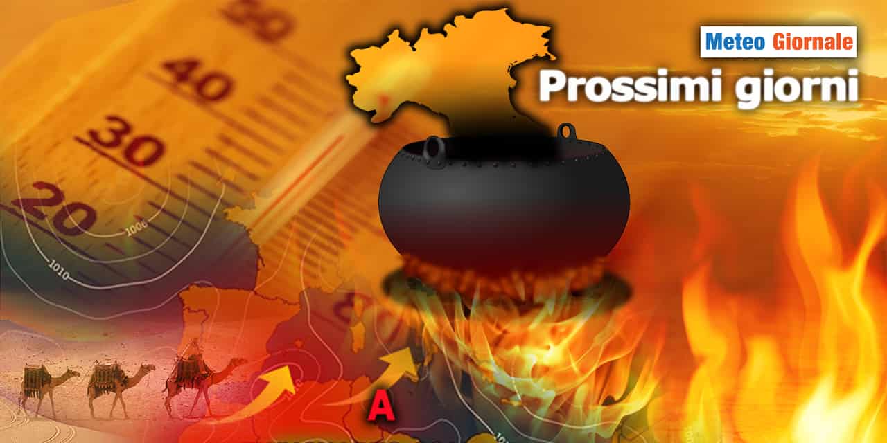 Meteo: l’Anticiclone Africano cuoce l’Italia