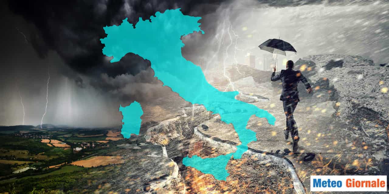 Italia alle prese con temporali nei prossimi giorni