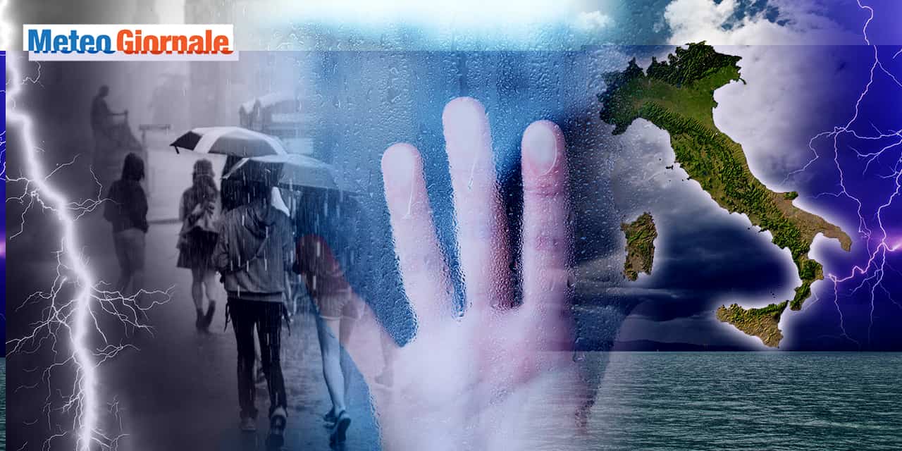 Temporali sull'Italia nel primo weekend di Luglio