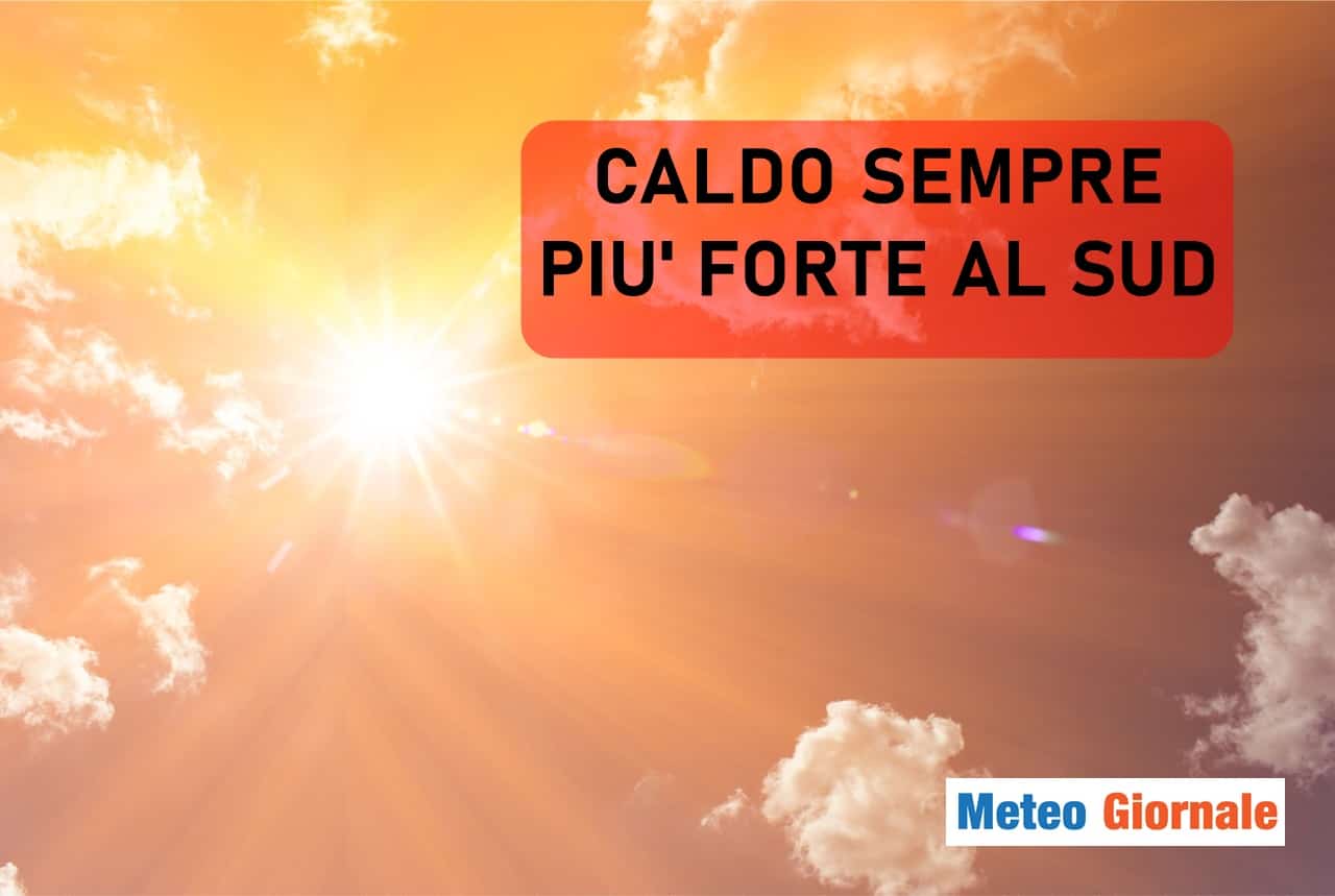 METEO sud italia caldo estremo quando finira