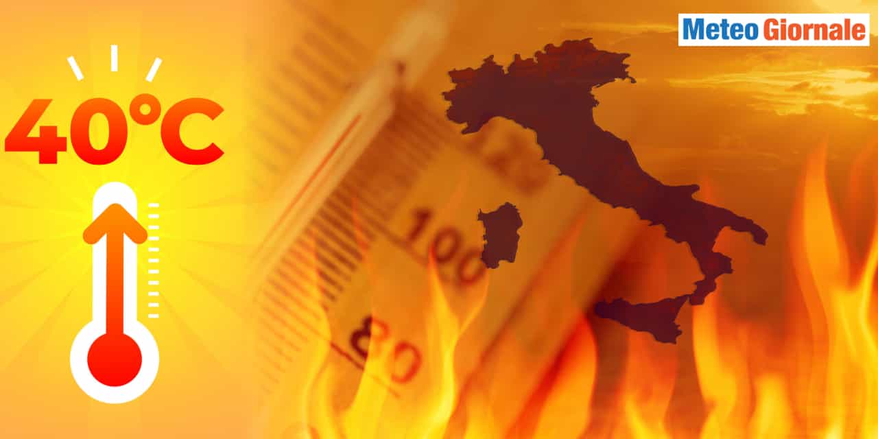 Escalation del caldo che si preannuncia intenso e persistente