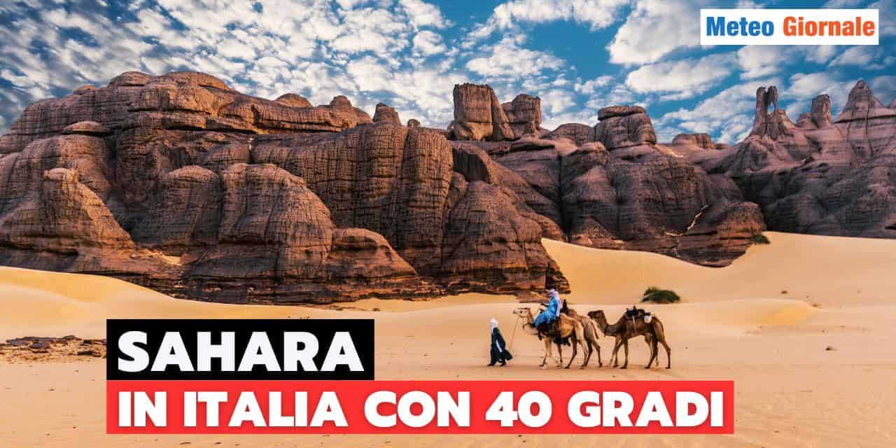 Meteo: Estate A BOMBA, finora c’è andata bene, ma adesso non più. Caldo del Sahara
