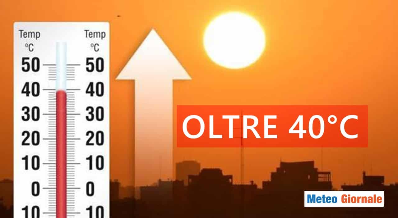 Meteo: temperature oltre 40°C, ma disagio superiore. Situazione preoccupante