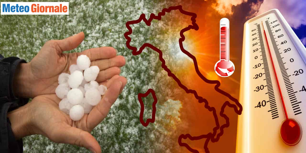 Dopo il caldo, devastanti grandinate