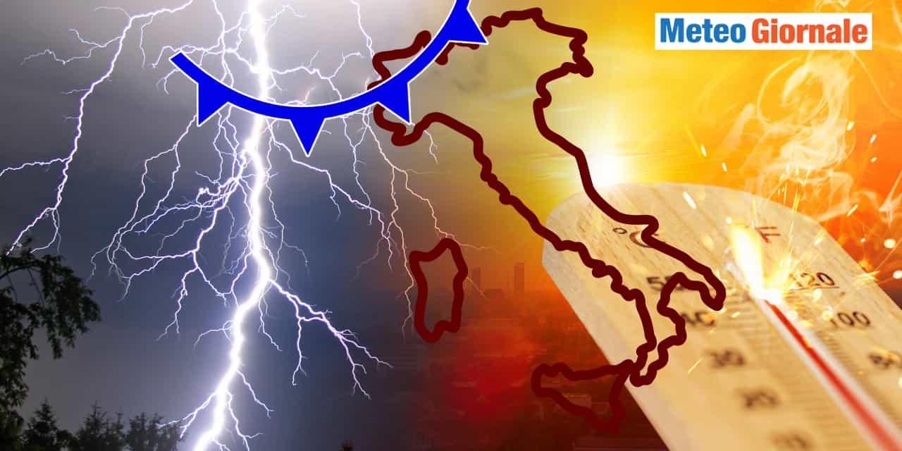 Dal caldo ai temporali
