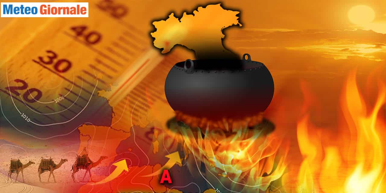 Caldo africano persistere, l'anomalia delle Estati sull'Italia