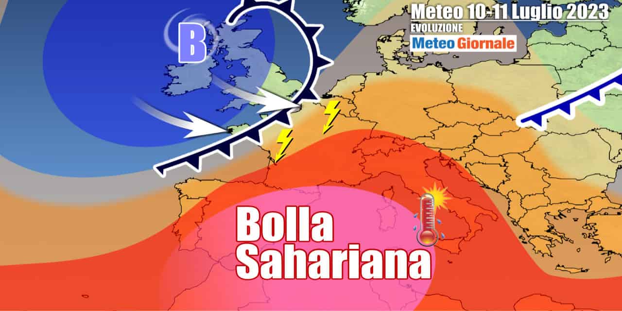 Gran calura in settimana, con punte oltre i 40 gradi