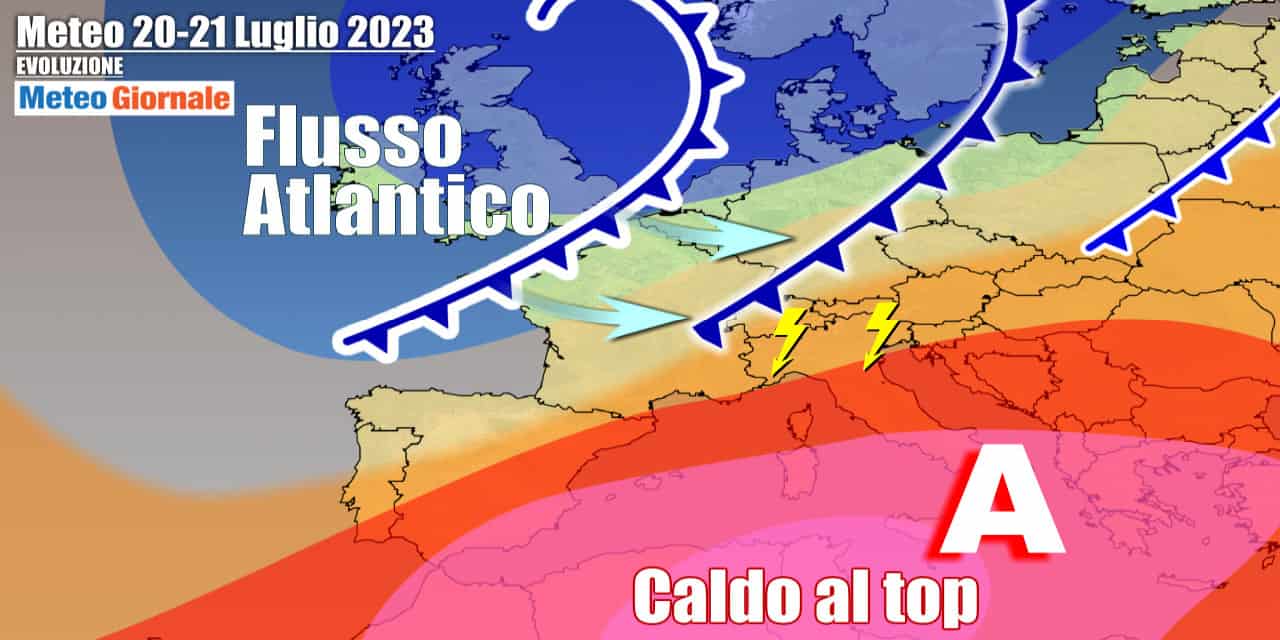 Italia tra grande caldo e primi violenti temporali