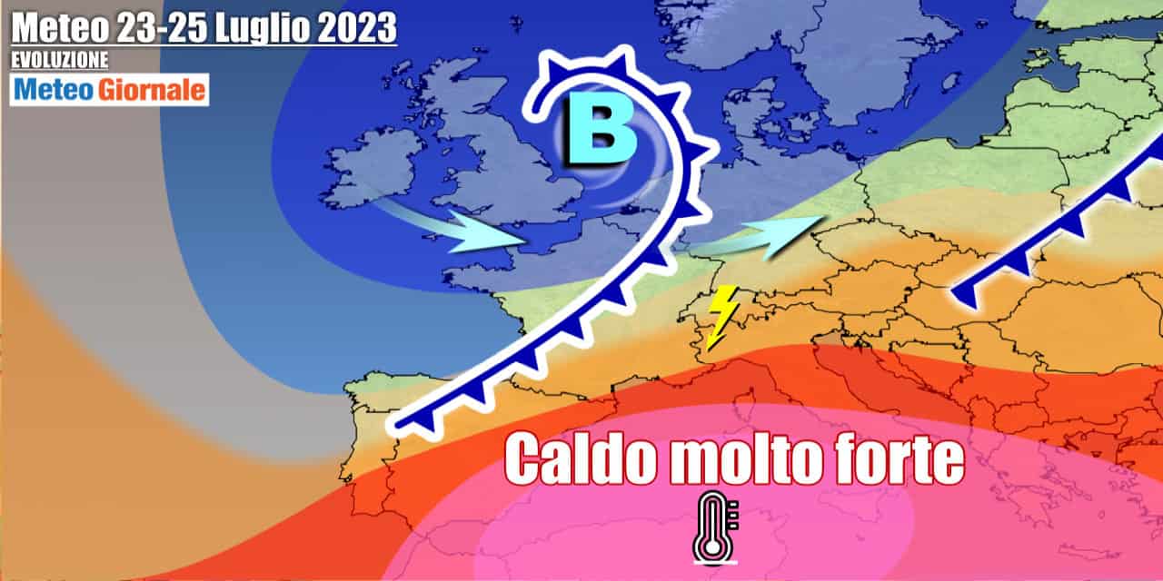 Caldo intenso in avvio di settimana