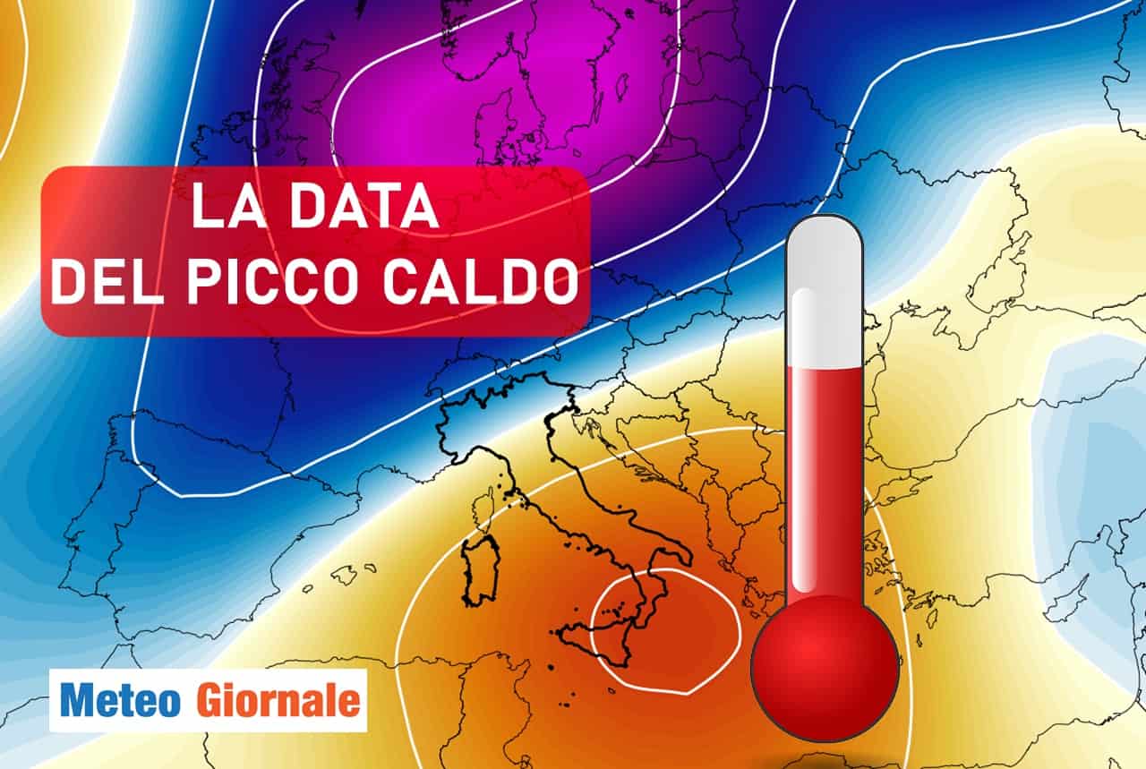 meteo caldo estremo italia