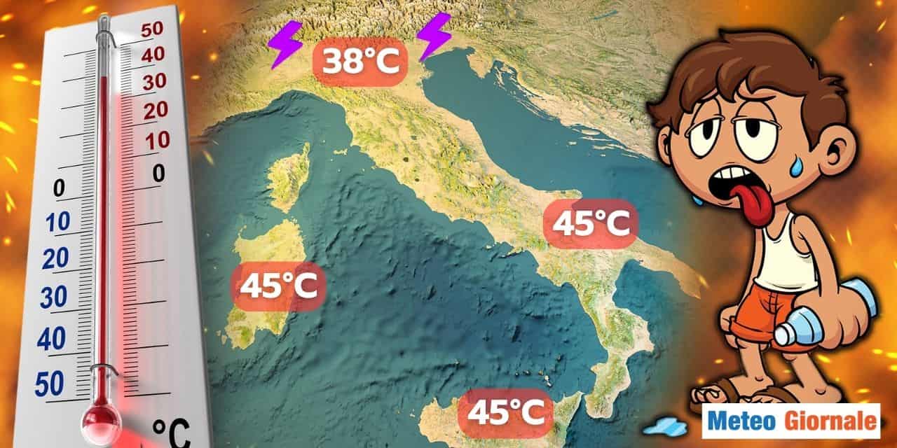 Meteo Italia: CALDO INTENSO, anche più del PREVISTO!